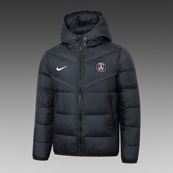 Daunenmantel PSG 2024-25 Schwarz